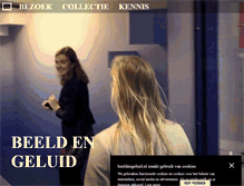 Tablet Screenshot of beeldengeluid.nl